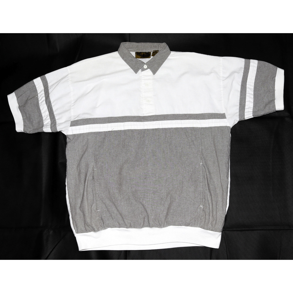 Robert Stock Men's Short‎ Sleeve Banded Bottom Pullover Shirt Size Large